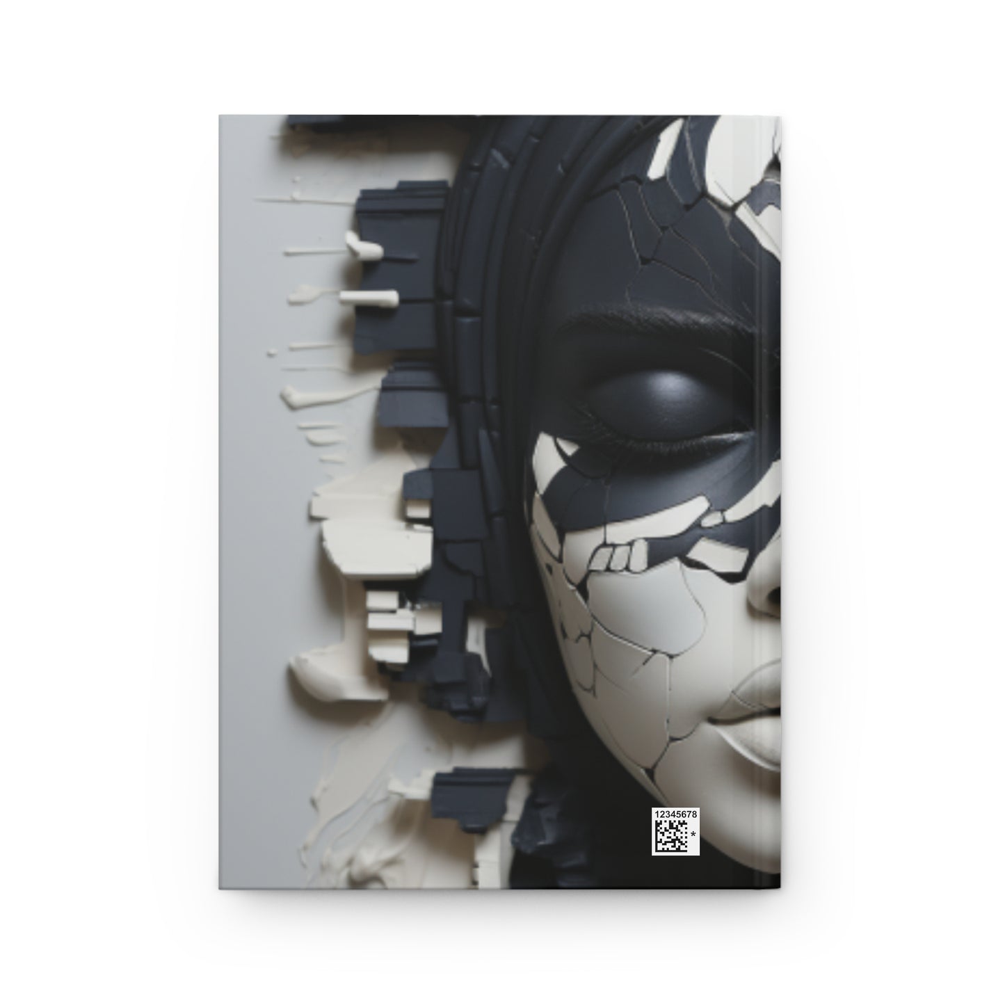 Elegance In Black: Melanated Hardcover Journal
