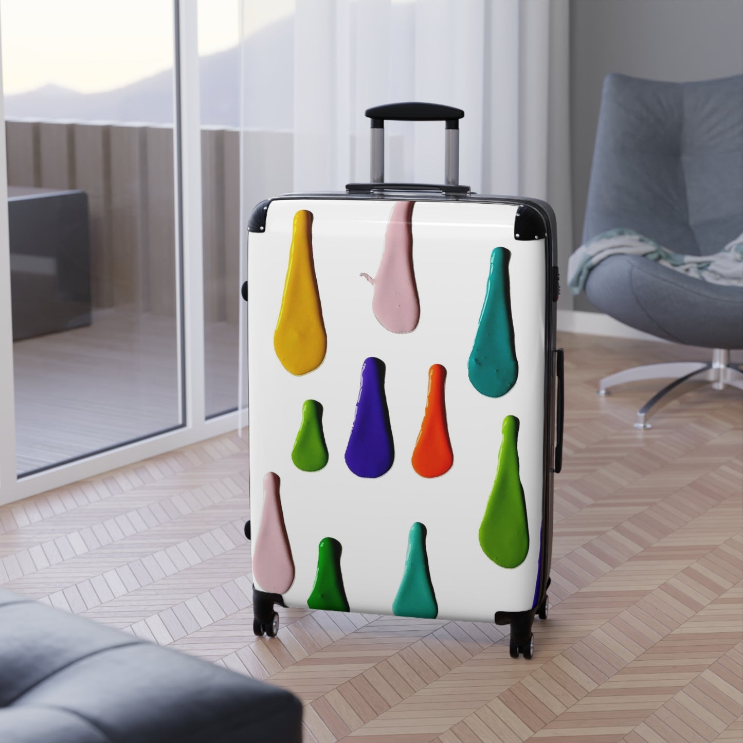 Melanated Jetsetter: Stylish Travel Luggage Pieces