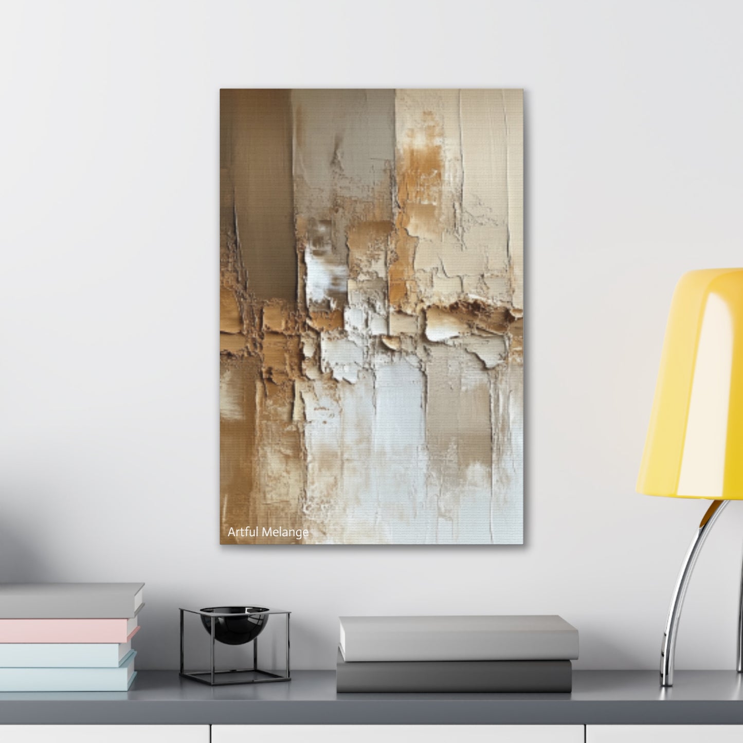 Acrylic Abstract Canvas Print - Richly Textured Artistry