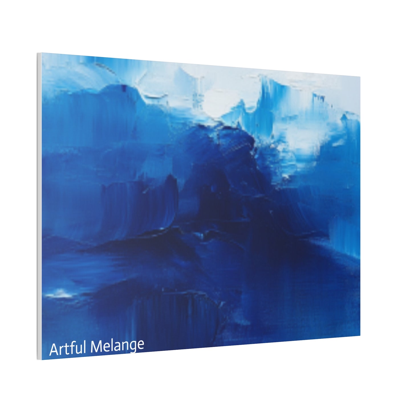 Acrylic Abstract Canvas Print - Richly Textured Artistry