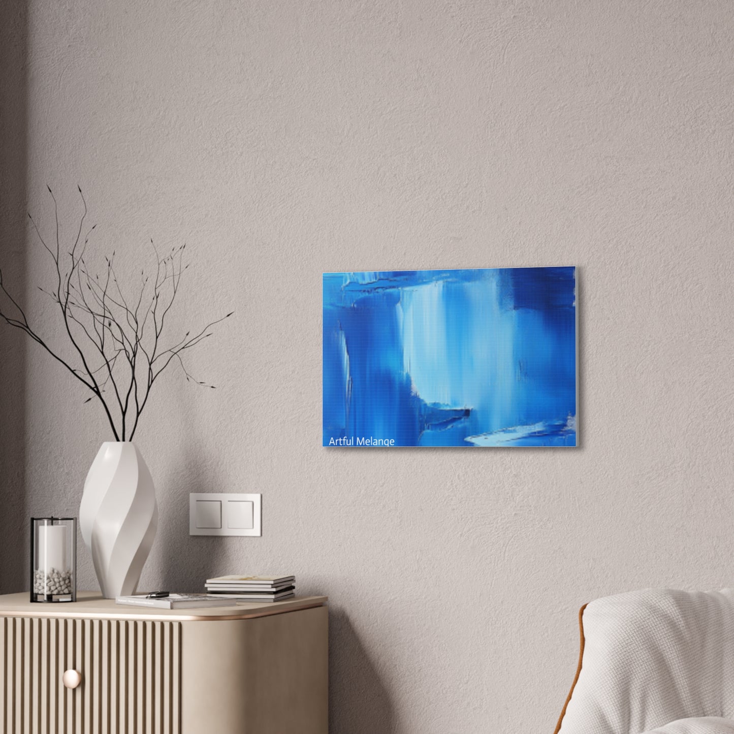 Acrylic Abstract Canvas Print - Richly Textured Artistry