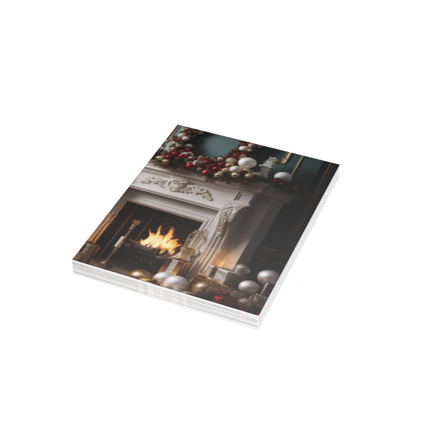 Regal Radiance: Opulent Christmas Greeting Cards