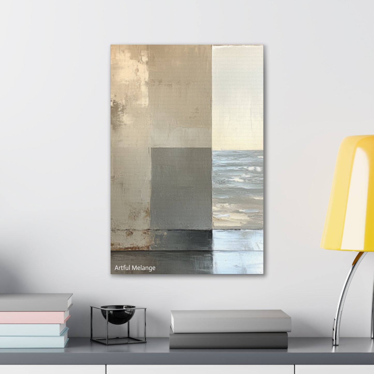 Acrylic Abstract Canvas Print - Richly Textured Artistry