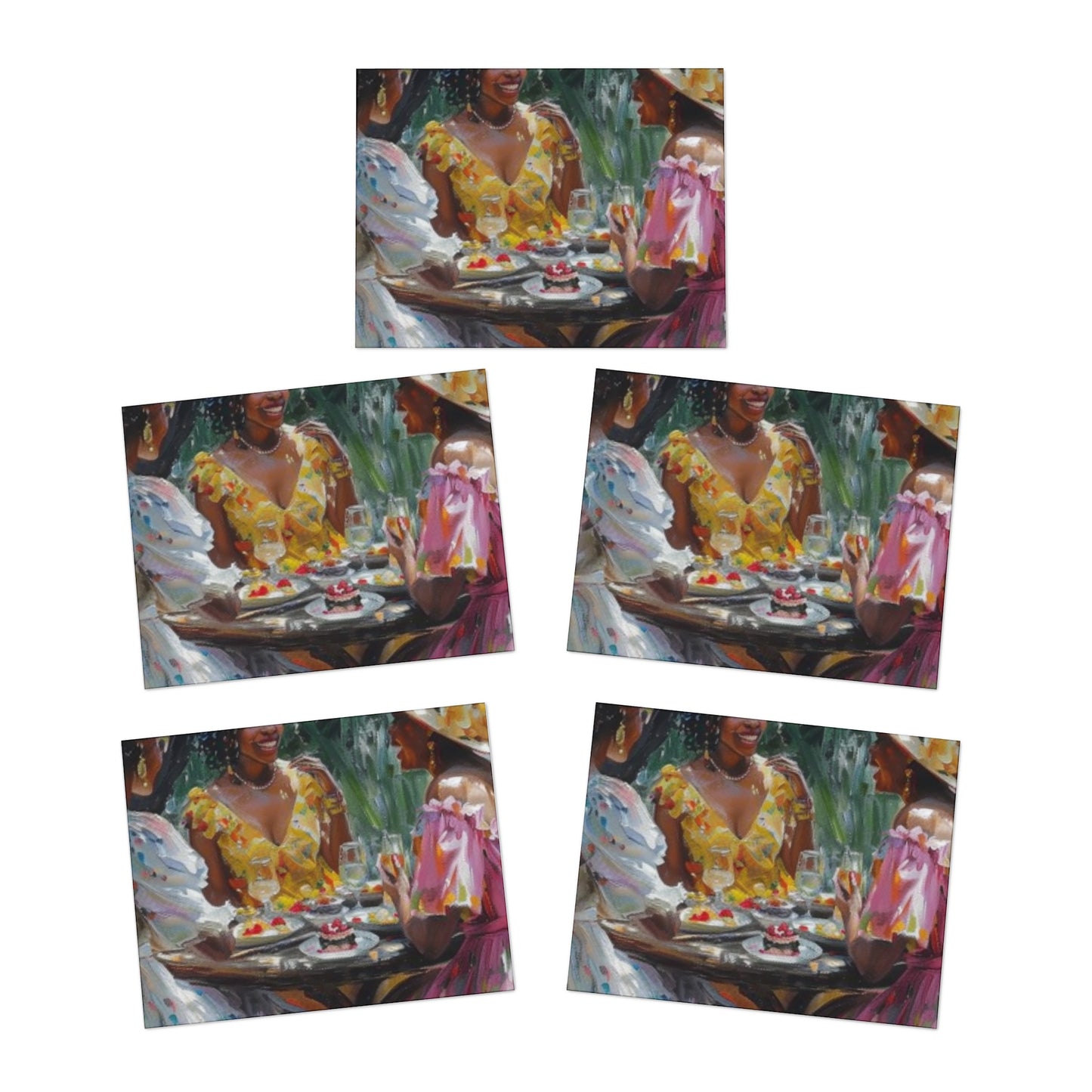 Mimosas and Melanin Note Card Set (5-Pack)