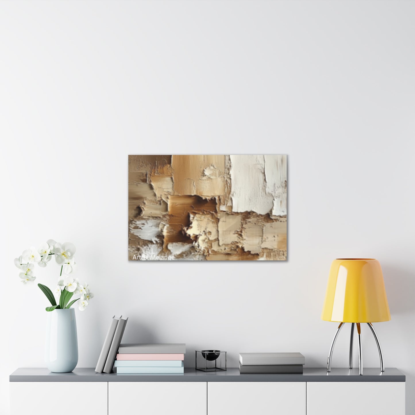 Acrylic Abstract Canvas Print - Richly Textured Artistry
