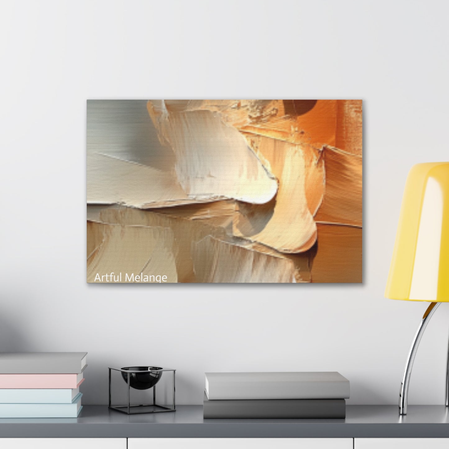 Acrylic Abstract Canvas Print - Richly Textured Artistry