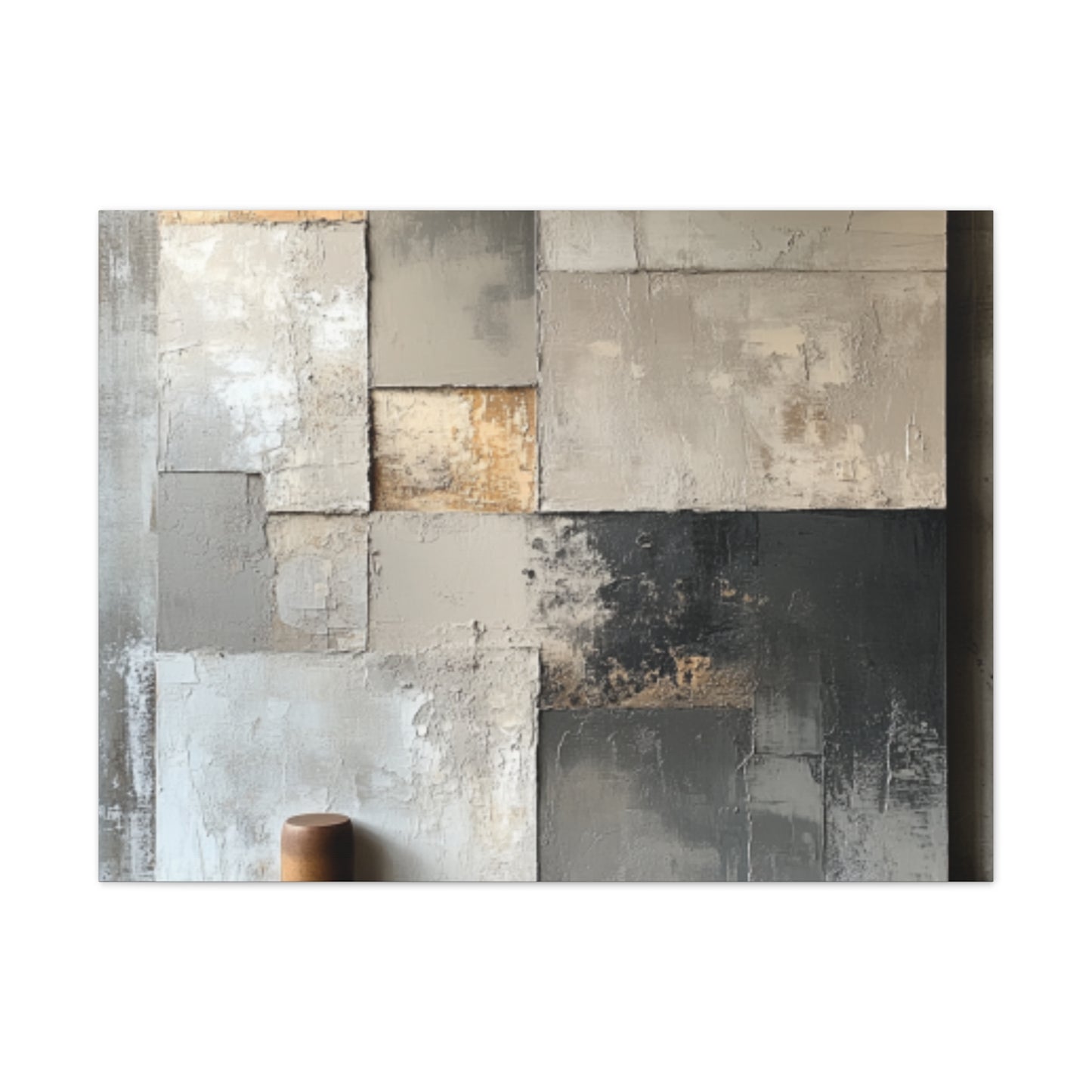Acrylic Abstract Canvas Print - Richly Textured Artistry