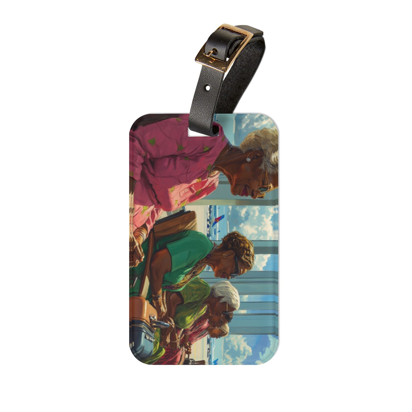 Art Voyage Sisters That Travel Luggage Tag Collection