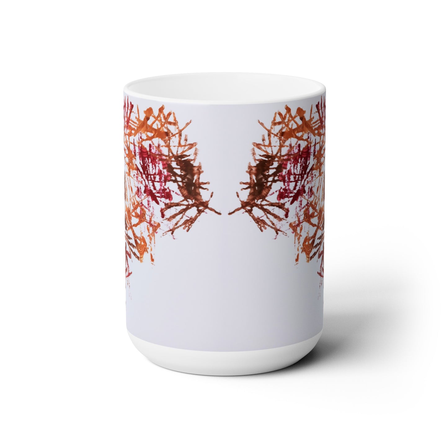Artsy Abstract Ceramic Mug 15oz