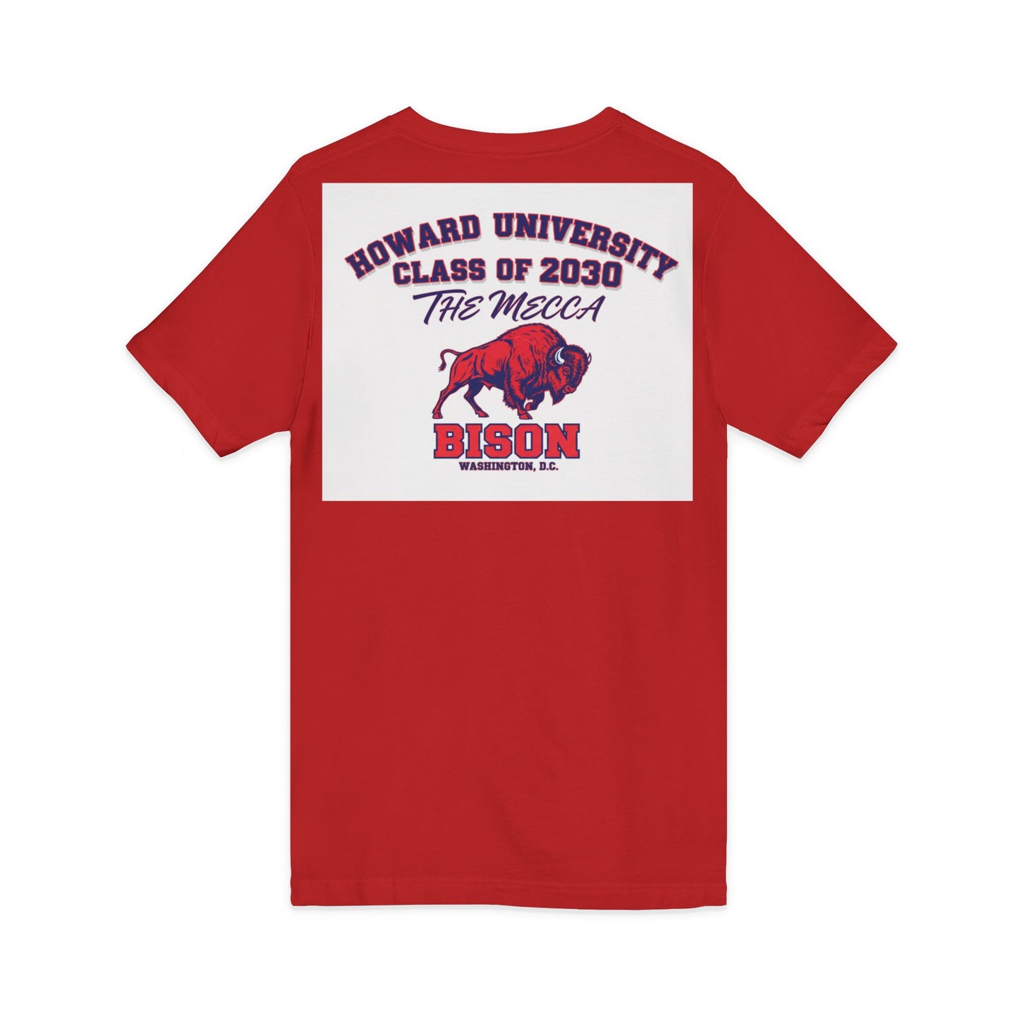 Howard University Class of 2030 Unisex V-Neck T-Shirt | The Mecca Incoming Class Tee