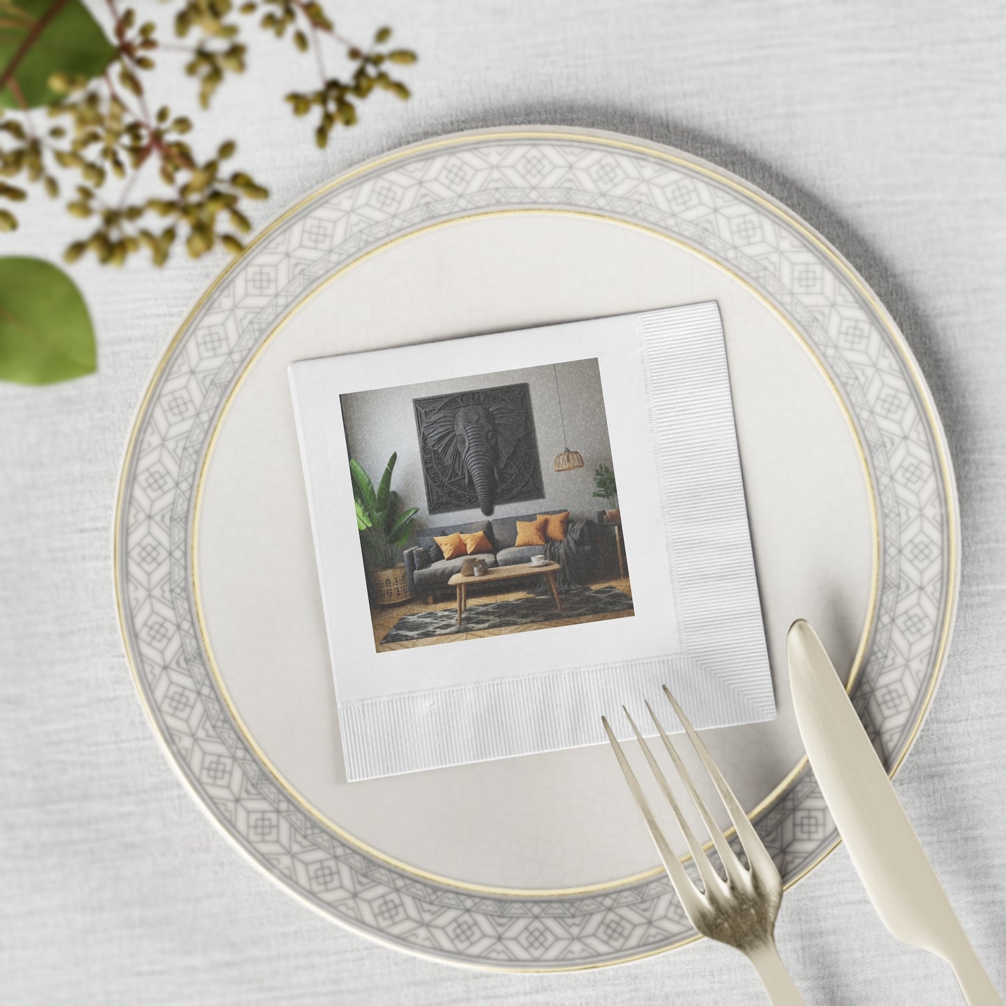 Exquisite African Culture-Inspired Napkin Set