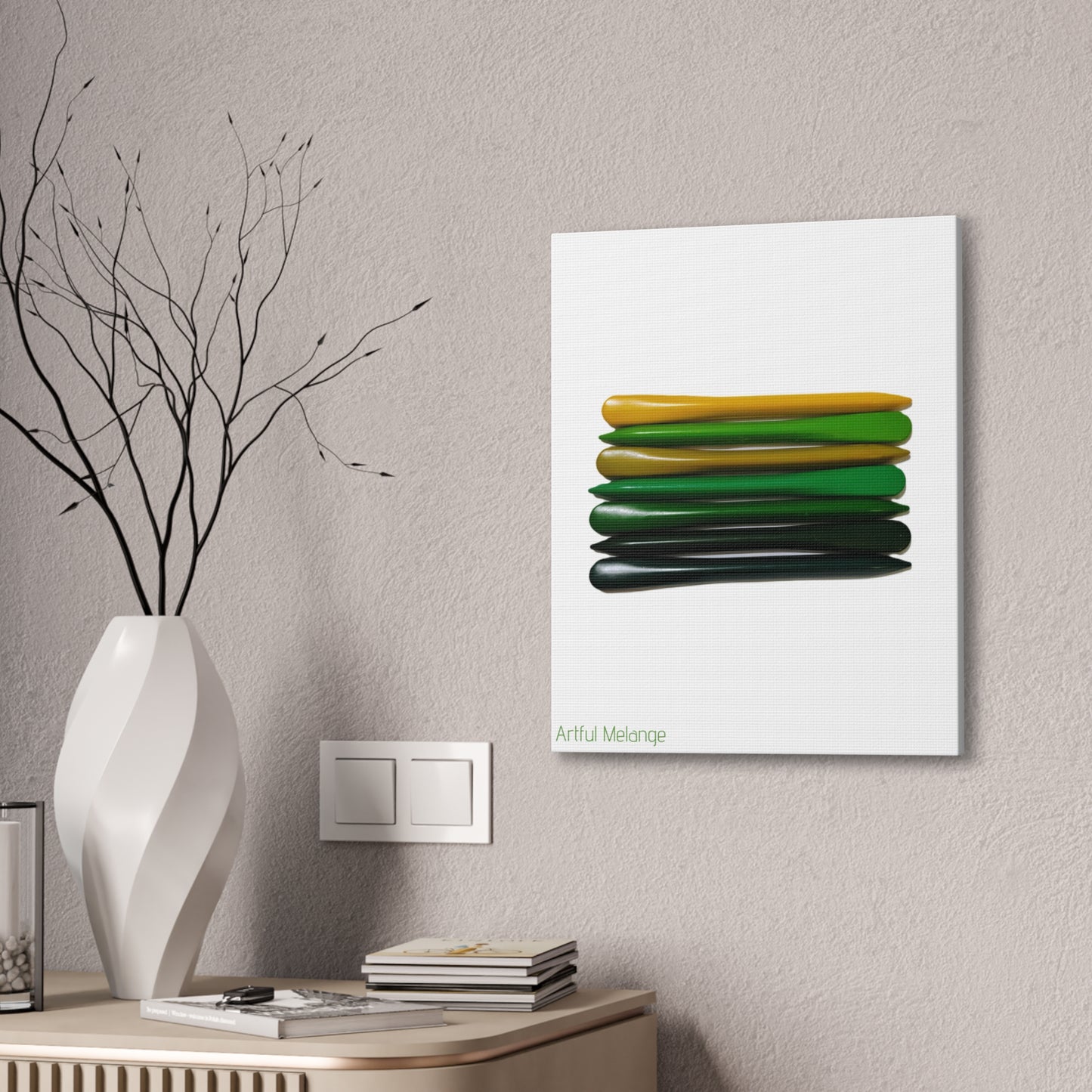 Spectrum Stacks: A Colorful Daydream in Posters and Canvas Prints