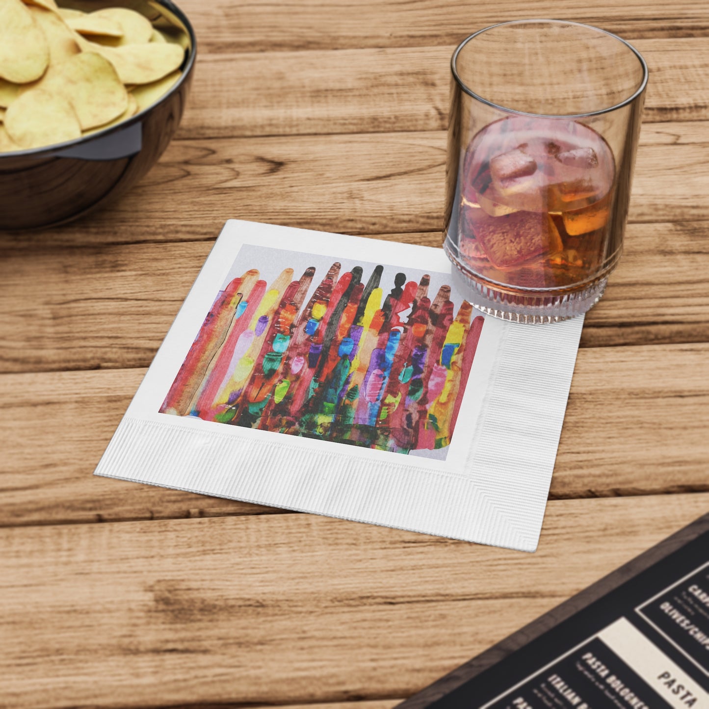 ChromaBlend™ Artistry Abstract Art Napkins”