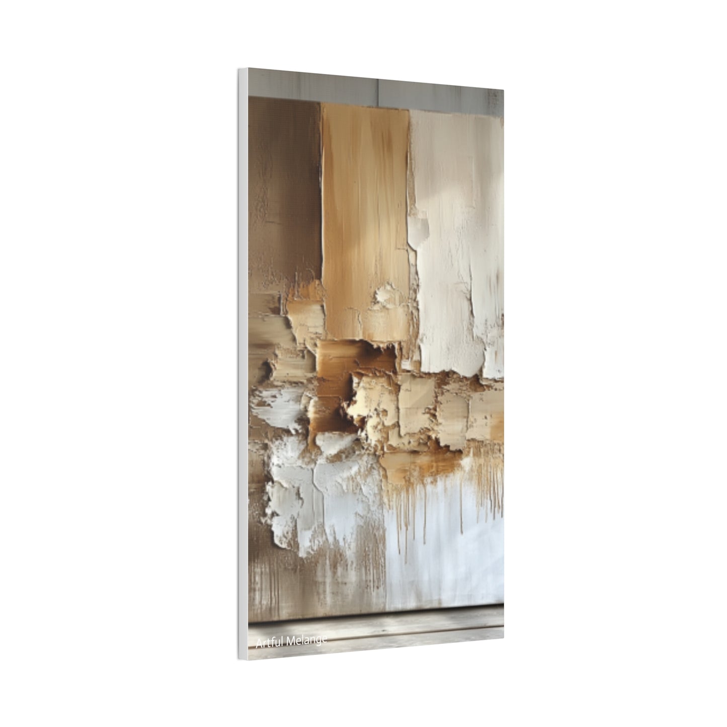 Acrylic Abstract Canvas Print - Richly Textured Artistry