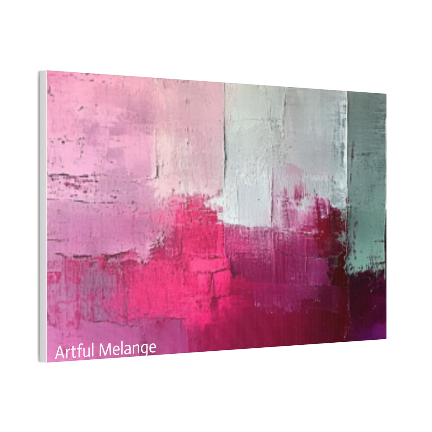 Acrylic Abstract Canvas Print - Richly Textured Artistry