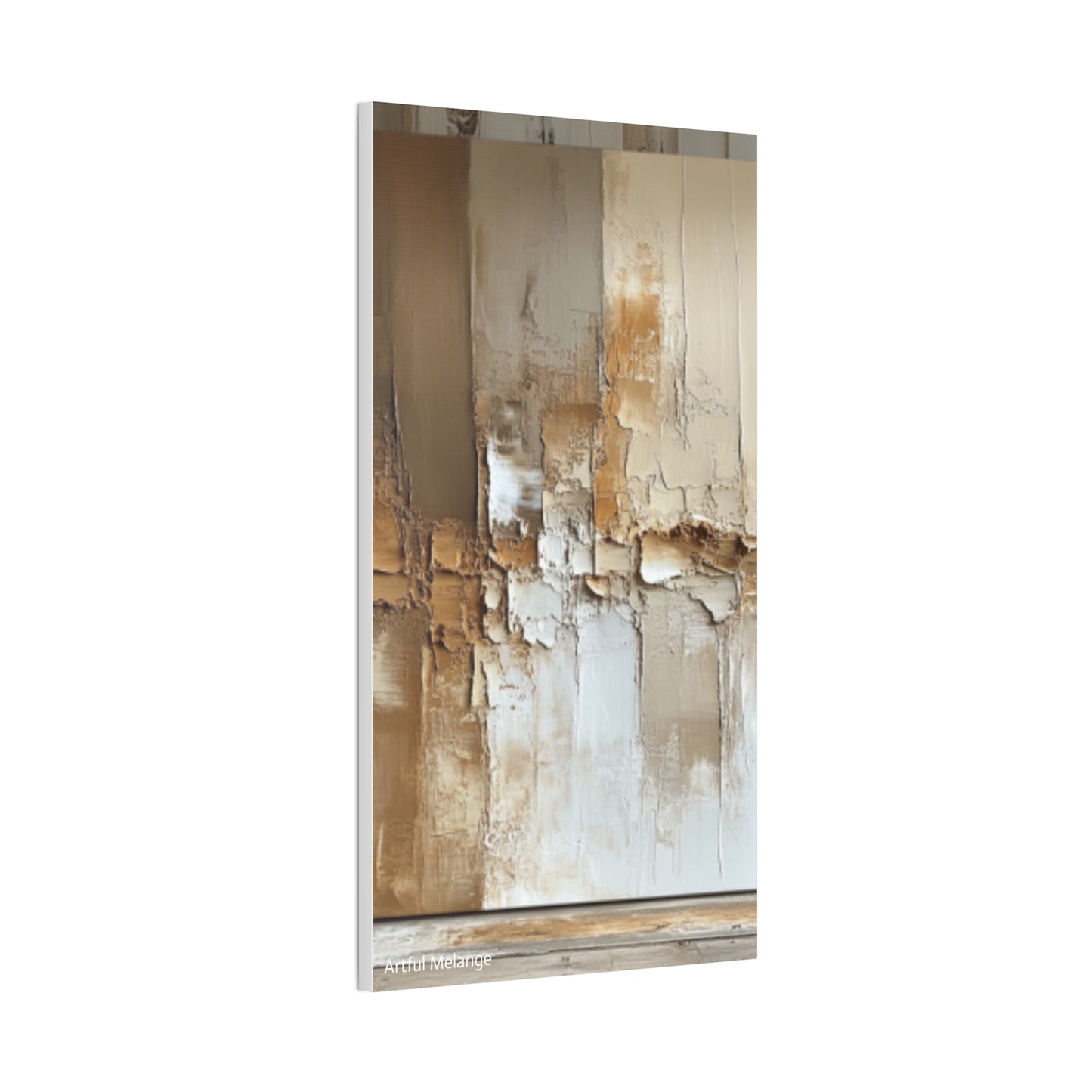 Acrylic Abstract Canvas Print - Richly Textured Artistry