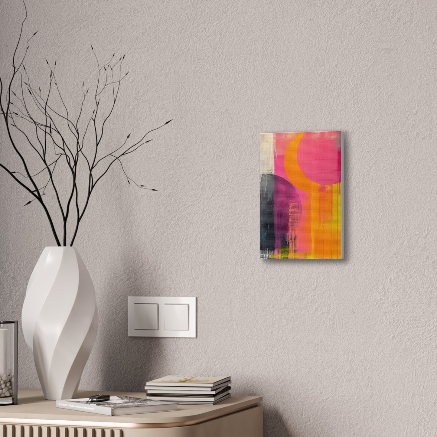 Primary Elegance: A Symphony of Sophistication Canvas Print