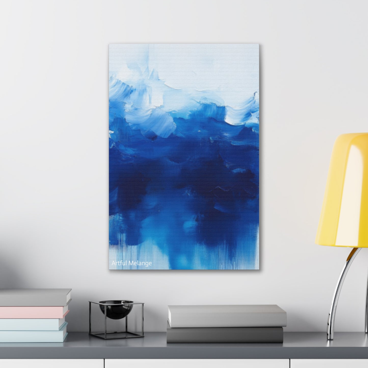 Acrylic Abstract Canvas Print - Richly Textured Artistry