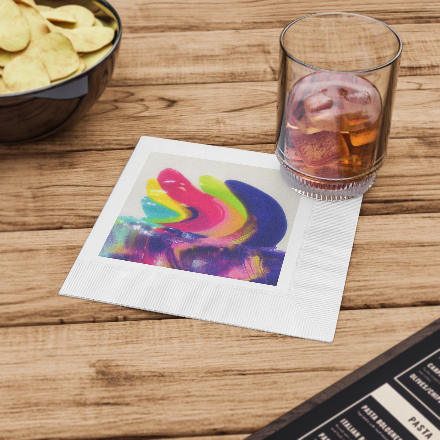 ChromaBlend™ Artistry Abstract Art Napkins”