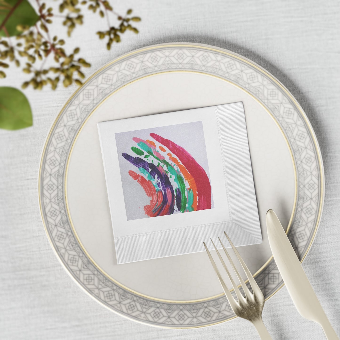 ChromaBlend™ Artistry Abstract Art Napkins”