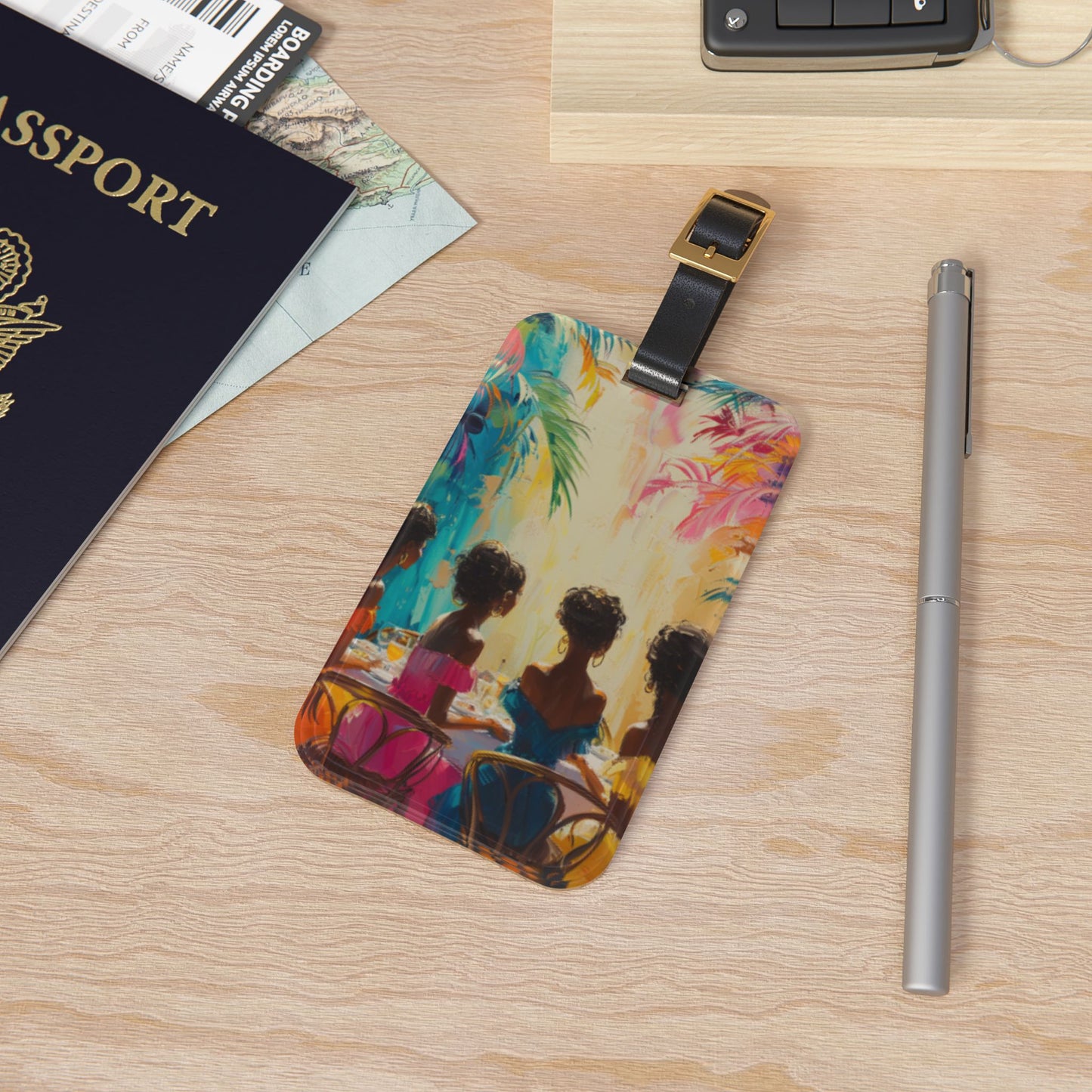 Art Voyage Sisters That Travel Luggage Tag Collection