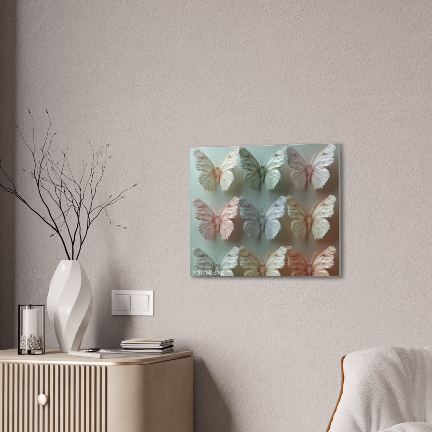Fluttering Dreams: Butterfly Canvas Print Collection