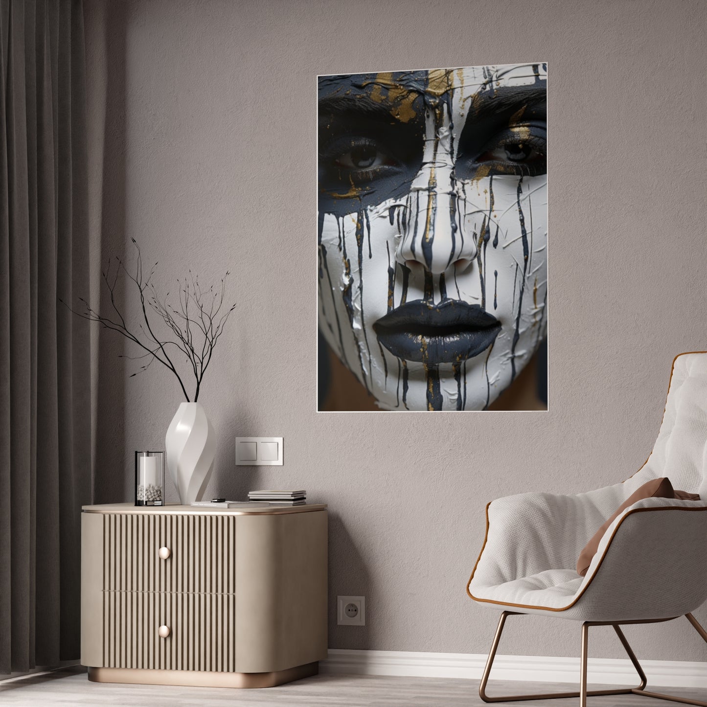 AfroElegance: Empowering Melanated Women Poster