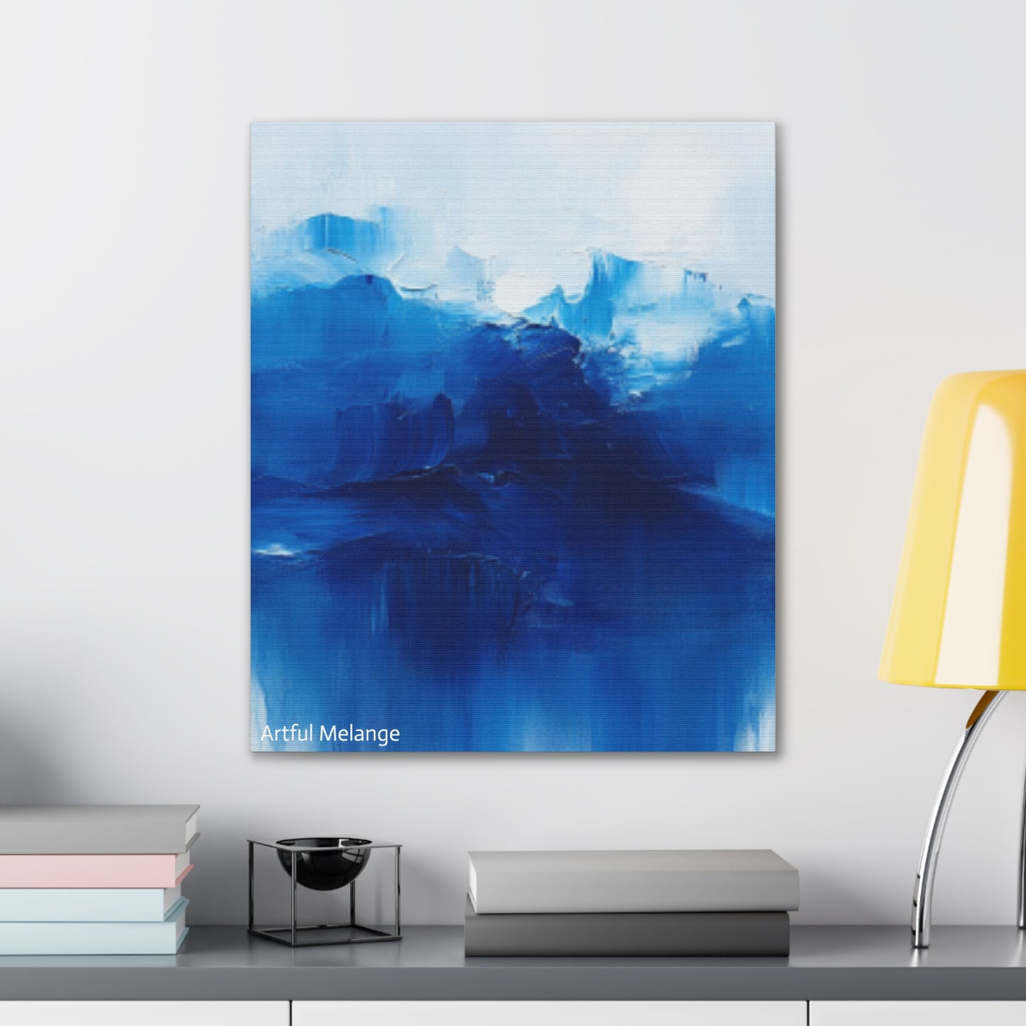 Acrylic Abstract Canvas Print - Richly Textured Artistry