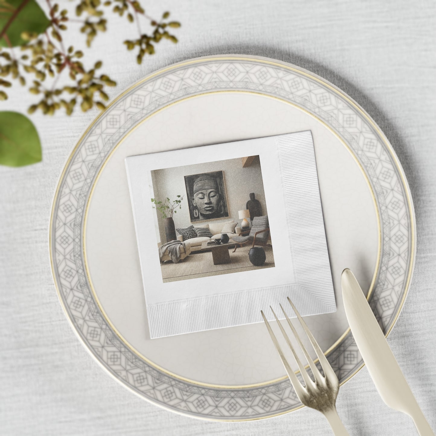 Exquisite African Culture-Inspired Napkin Set
