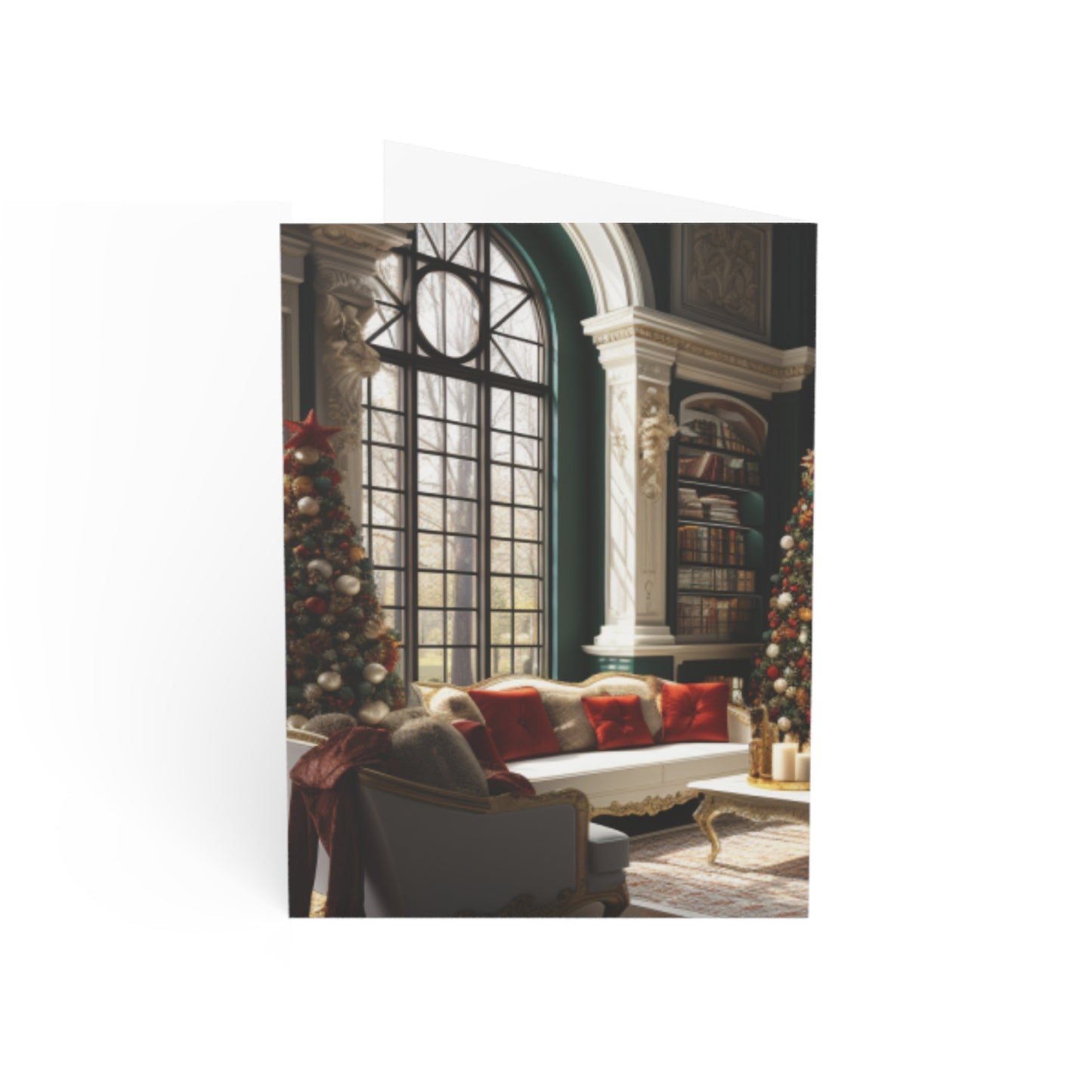 Regal Radiance: Opulent Christmas Greeting Cards