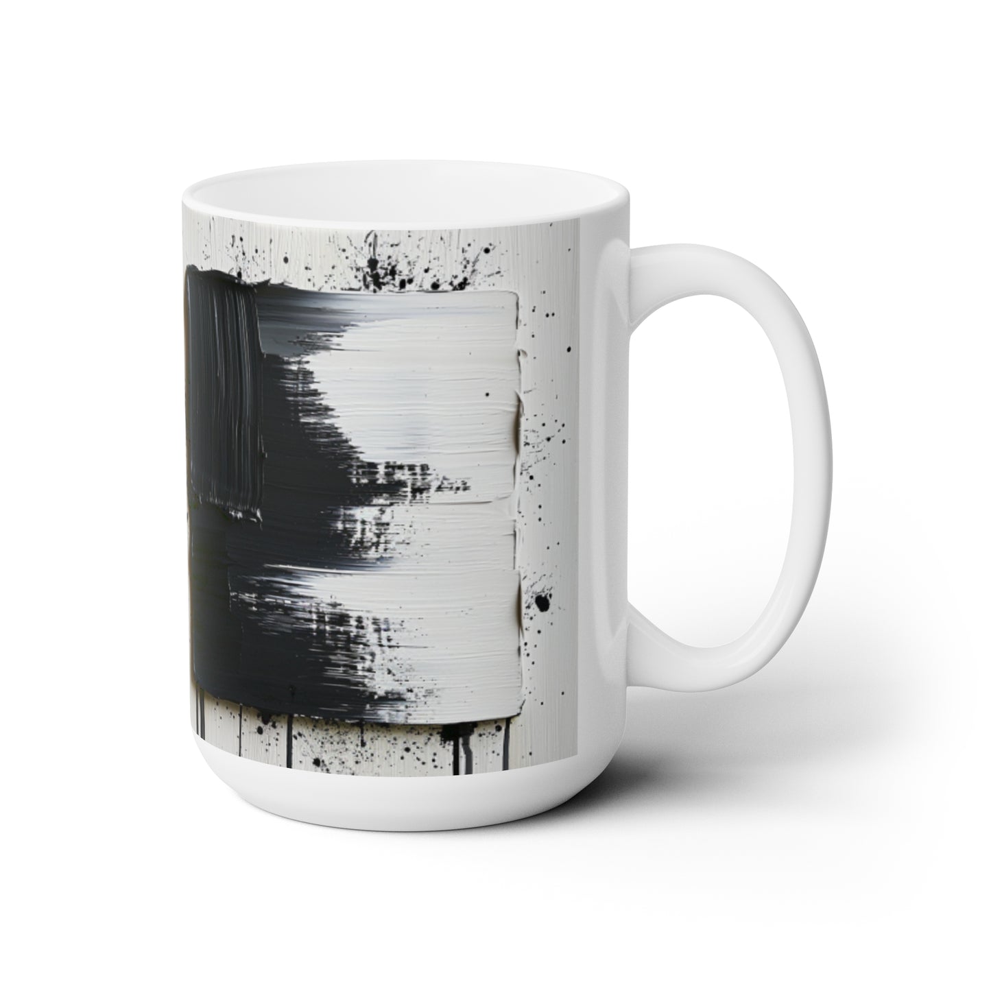 Artsy Abstract Ceramic Mug 15oz