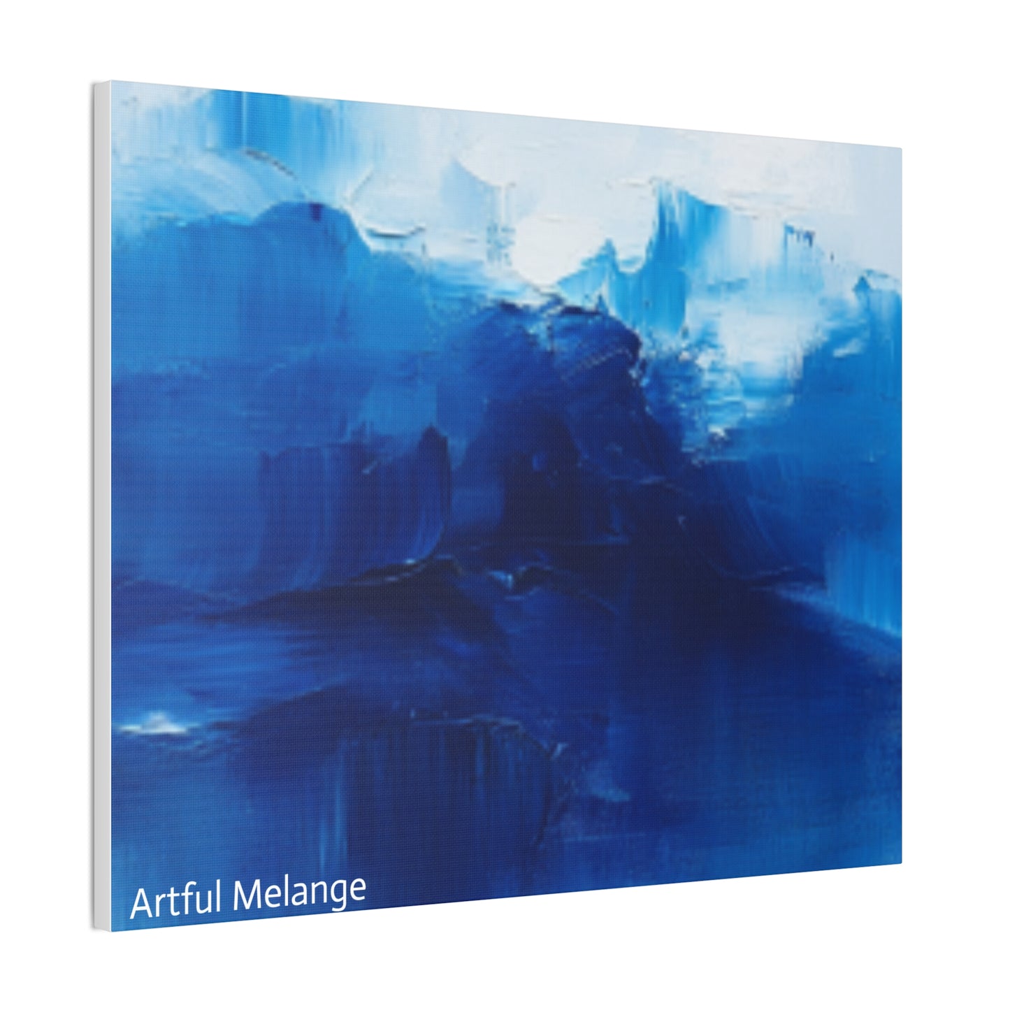 Acrylic Abstract Canvas Print - Richly Textured Artistry