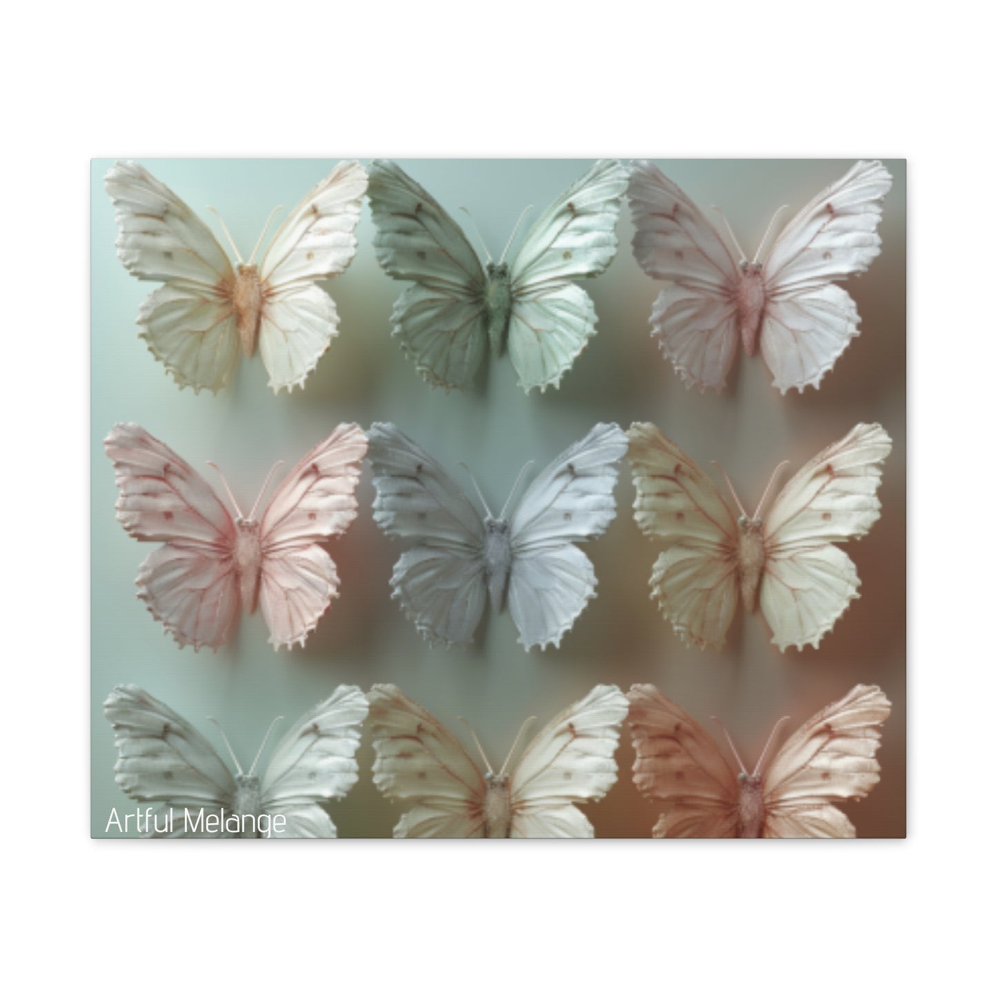 Fluttering Dreams: Butterfly Canvas Print Collection