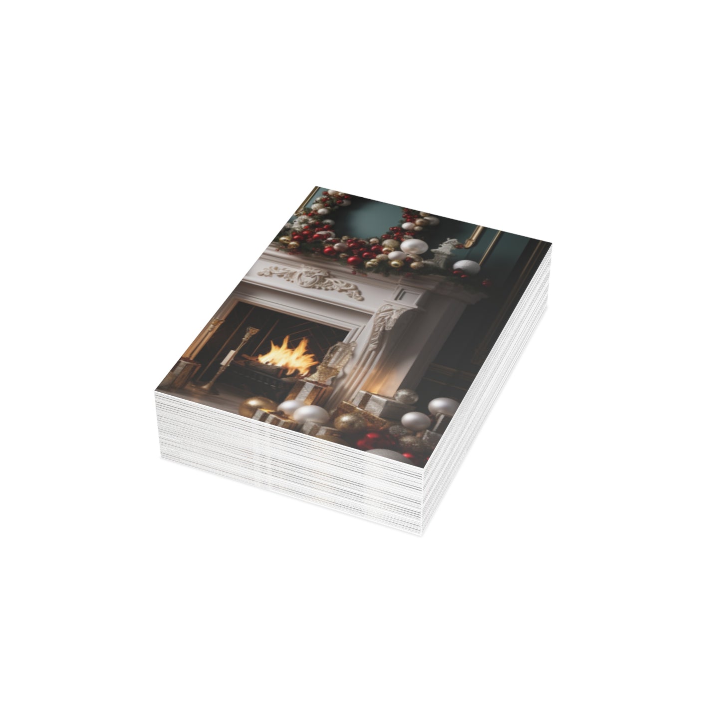 Regal Radiance: Opulent Christmas Greeting Cards
