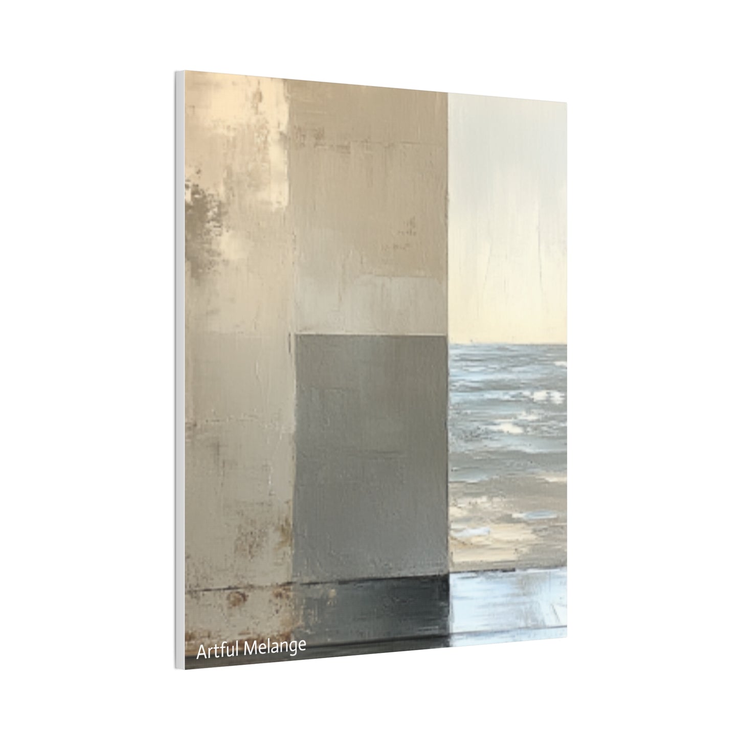 Acrylic Abstract Canvas Print - Richly Textured Artistry