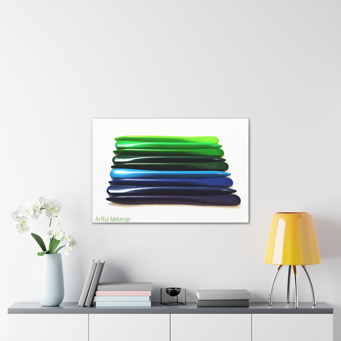 Spectrum Stacks: A Colorful Daydream in Posters and Canvas Prints