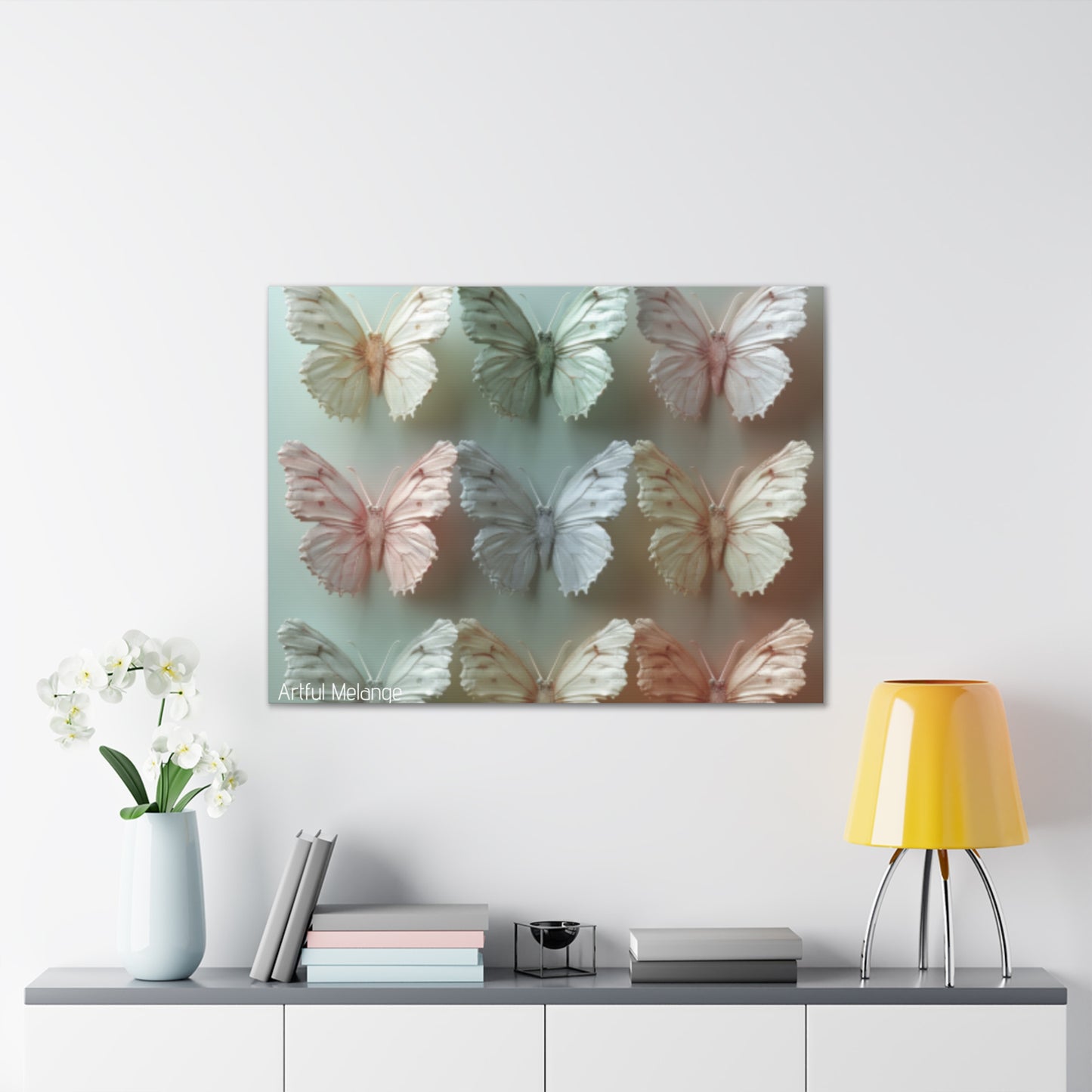 Fluttering Dreams: Butterfly Canvas Print Collection