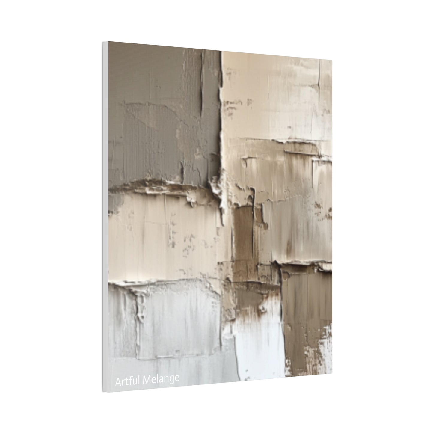 Acrylic Abstract Canvas Print - Richly Textured Artistry