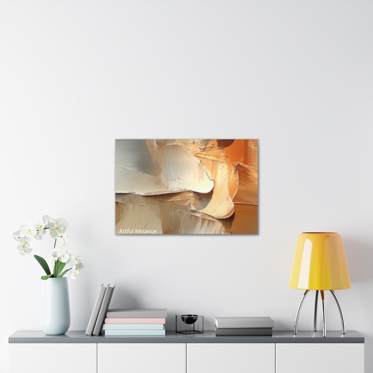 Acrylic Abstract Canvas Print - Richly Textured Artistry