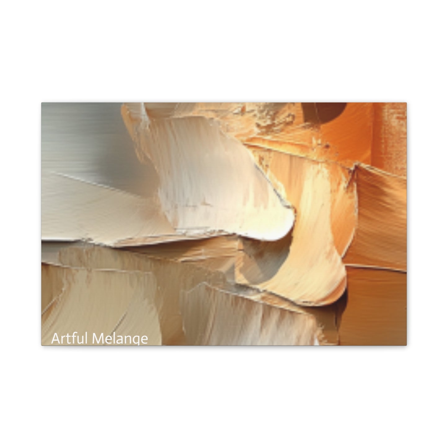 Acrylic Abstract Canvas Print - Richly Textured Artistry