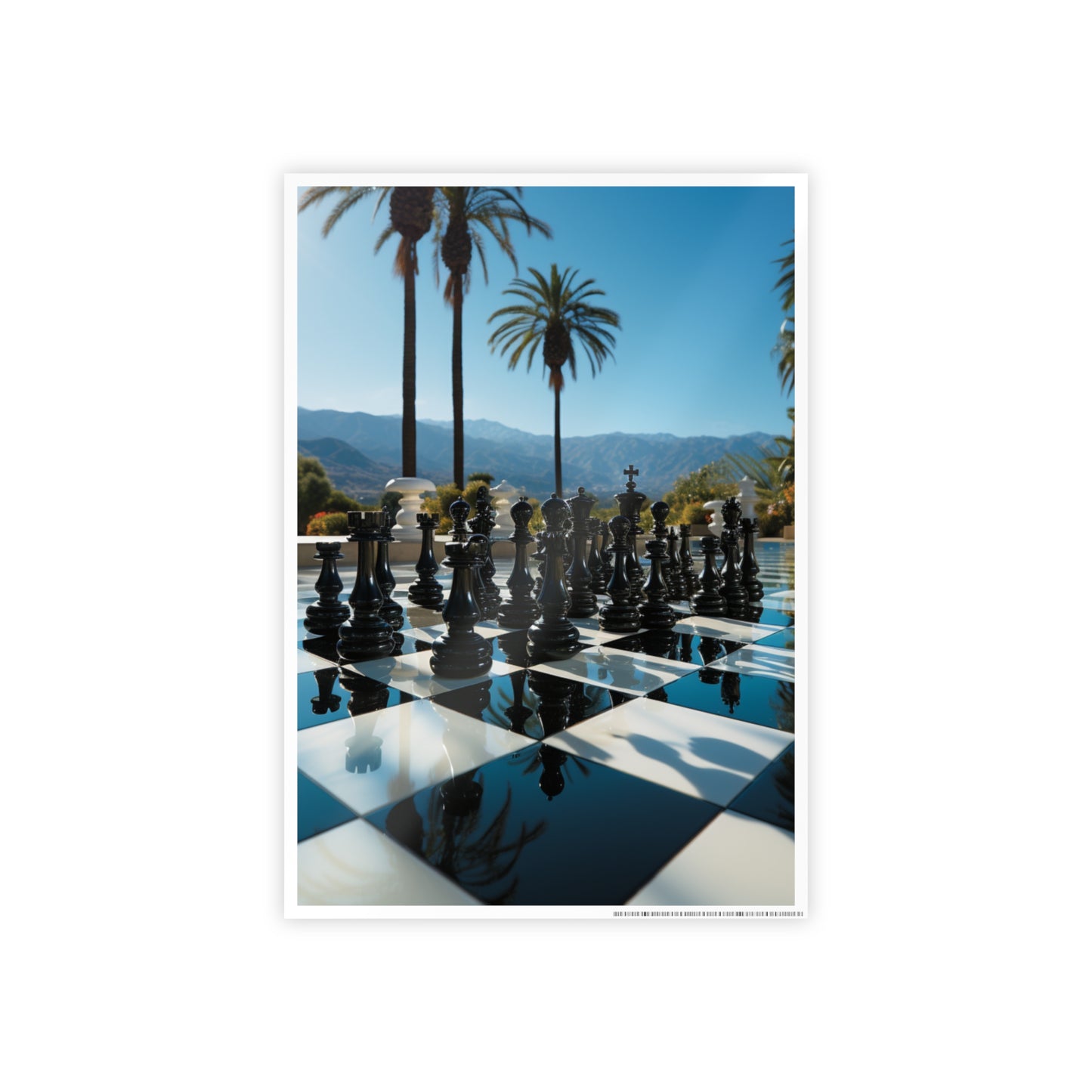 Grandmaster Majesty- Chess Set Poster Print Series
