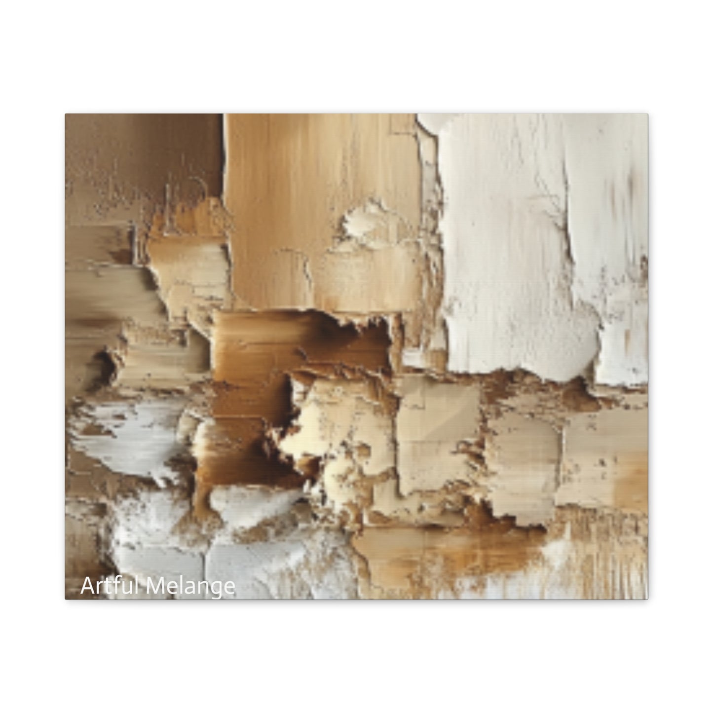 Acrylic Abstract Canvas Print - Richly Textured Artistry