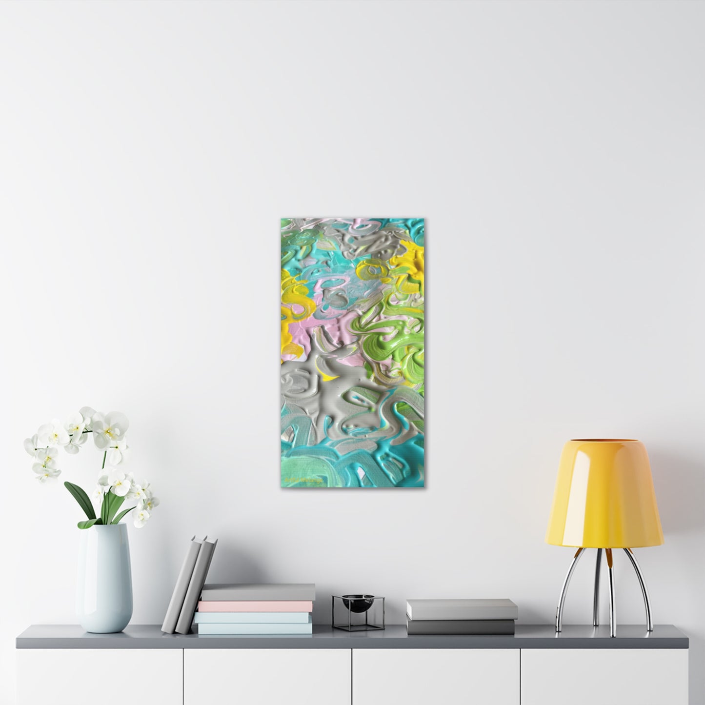 Acrylic Abstract Canvas Print - Richly Textured Artistry