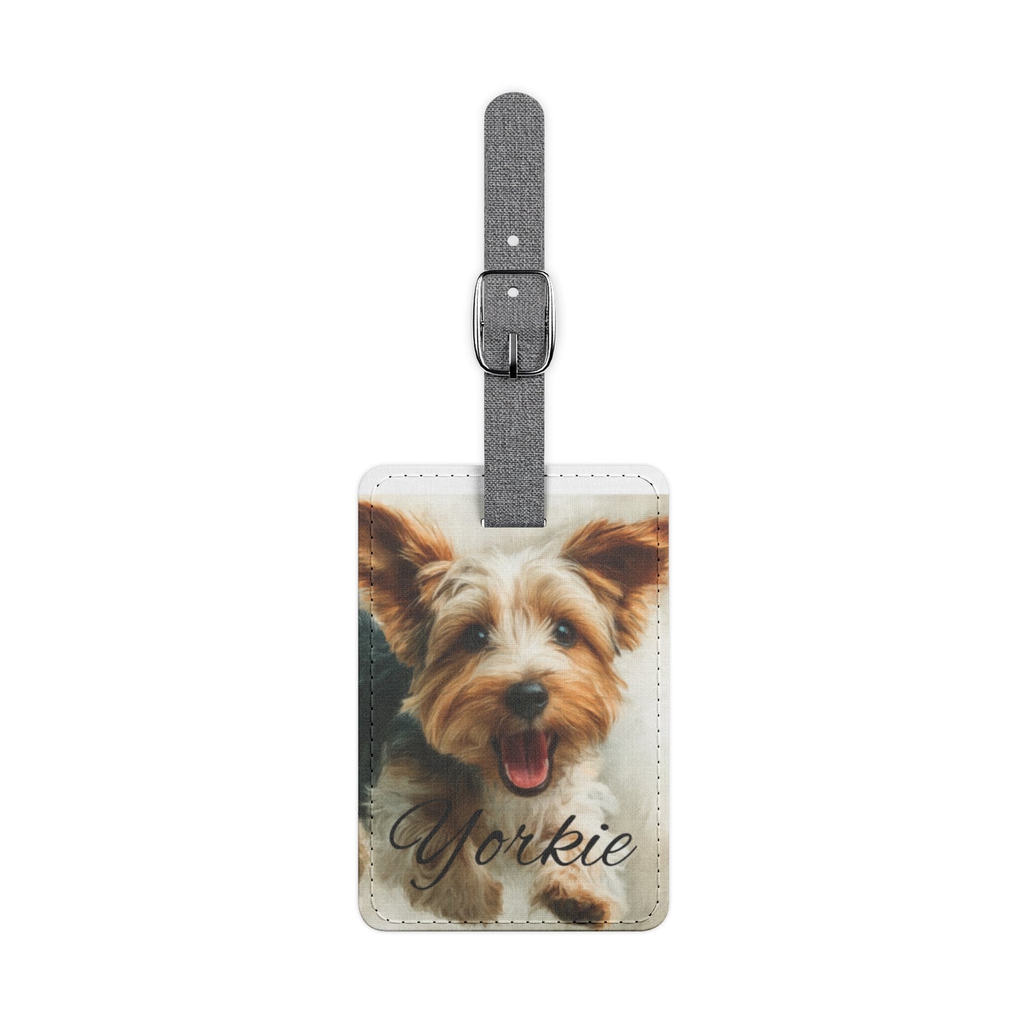 Pawfect Travels™ Pet-Inspired Luggage Tag, Yorkie 2 Rectangle