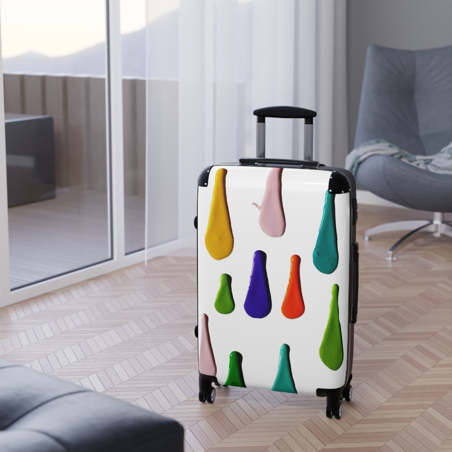 Melanated Jetsetter: Stylish Travel Luggage Pieces