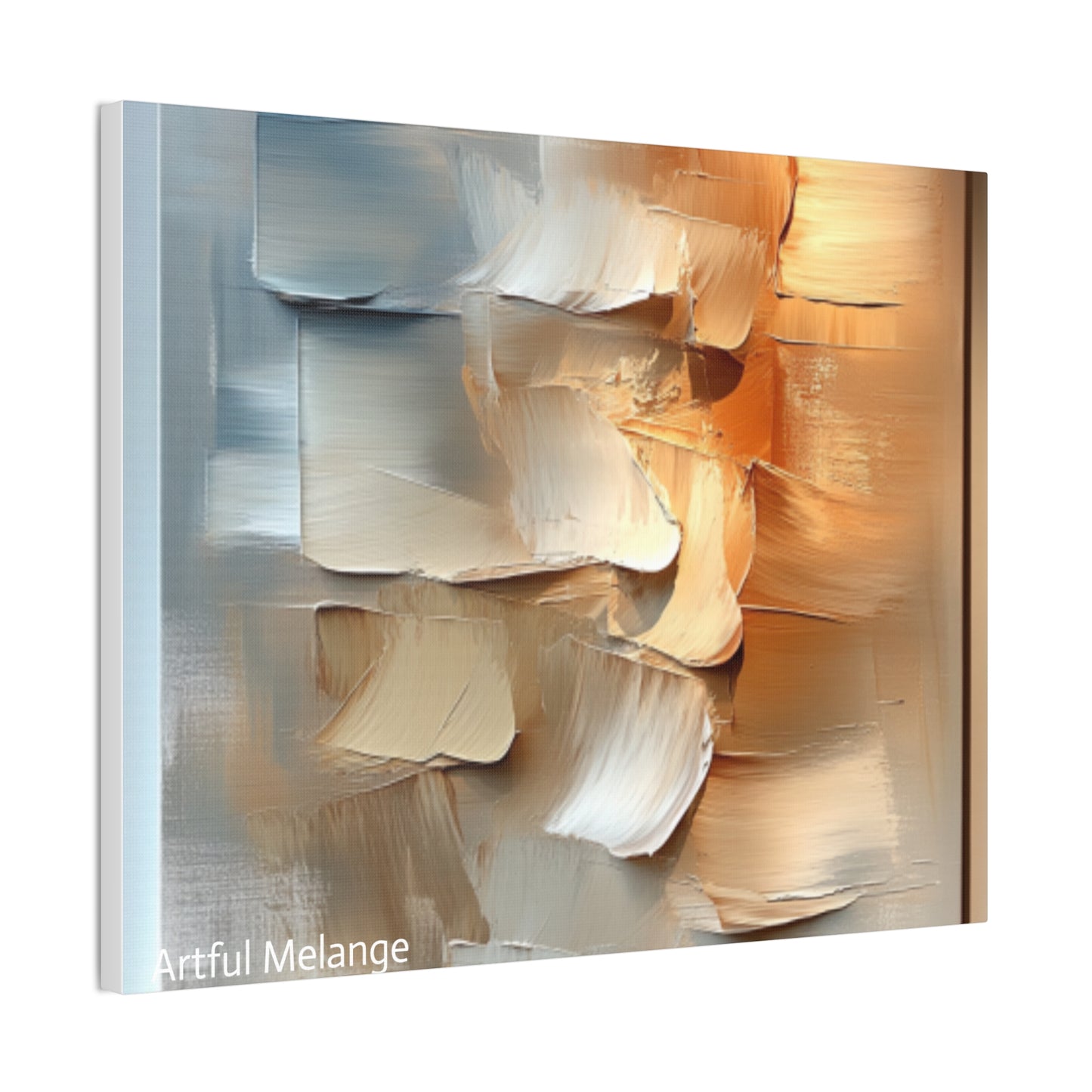 Acrylic Abstract Canvas Print - Richly Textured Artistry