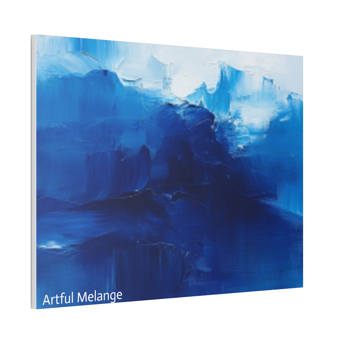Acrylic Abstract Canvas Print - Richly Textured Artistry