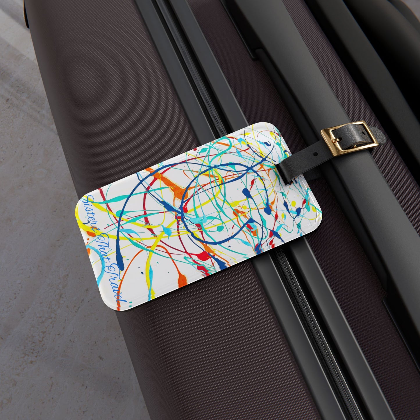 Art Voyage Sisters That Travel Luggage Tag Collection