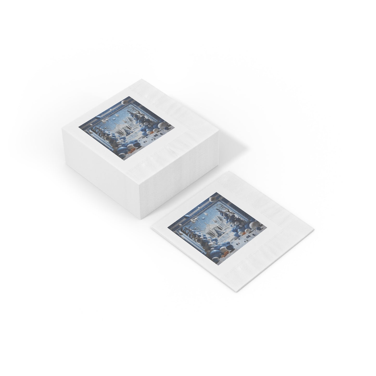 Dynamic Holiday Napkins for Sophisticated Living Spaces