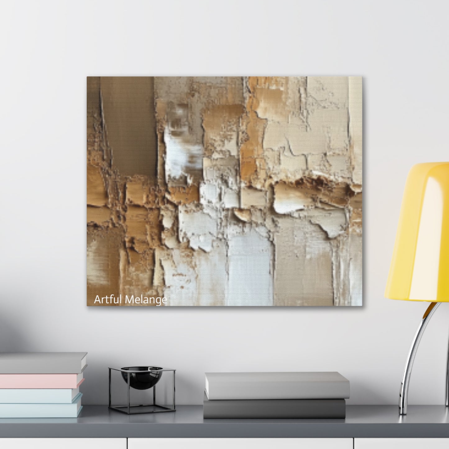 Acrylic Abstract Canvas Print - Richly Textured Artistry